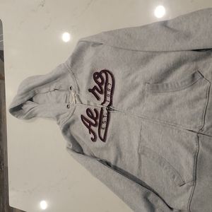 Zip front sweatshirt